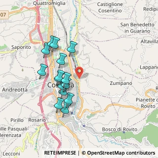 Mappa Via Beato Francesco Marino 25 Loc, 87100 Cosenza CS, Italia (1.81933)