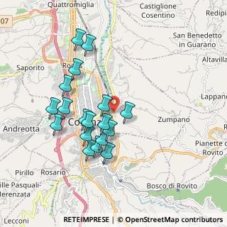 Mappa Via Beato Francesco Marino 25 Loc, 87100 Cosenza CS, Italia (1.90278)