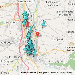 Mappa Via Beato Francesco Marino 25 Loc, 87100 Cosenza CS, Italia (2.0845)