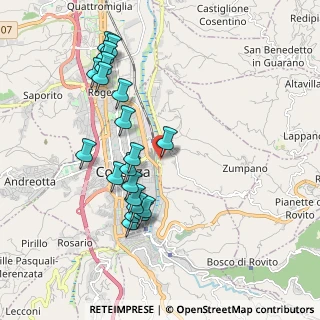 Mappa Via Beato Francesco Marino 25 Loc, 87100 Cosenza CS, Italia (2.1195)