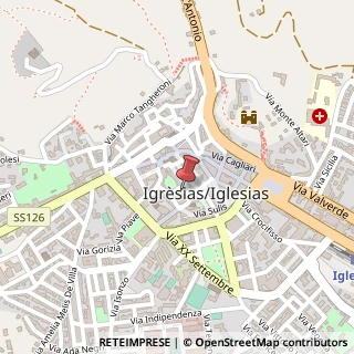 Mappa Via delle Carceri, 14, 09016 Iglesias, Carbonia-Iglesias (Sardegna)
