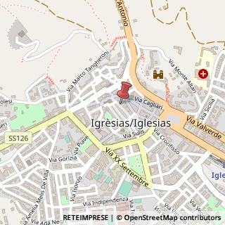 Mappa Via Giordano, 23, 09016 Iglesias, Carbonia-Iglesias (Sardegna)