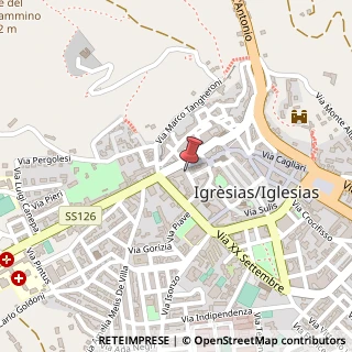 Mappa Via Don Minzoni, 16, 09016 Iglesias, Carbonia-Iglesias (Sardegna)