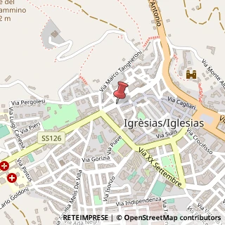 Mappa Via Baudi di Vesme, 09016 Iglesias CI, Italia, 09016 Iglesias, Carbonia-Iglesias (Sardegna)