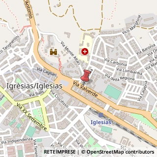 Mappa Via Valverde, 15, 09016 Iglesias, Carbonia-Iglesias (Sardegna)