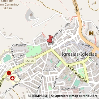 Mappa Via Sant'Antioco, 43, 09016 Iglesias, Carbonia-Iglesias (Sardegna)