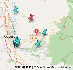 Mappa Via Guzzolino, 87050 Rovito CS, Italia (5.07)