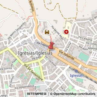 Mappa Piazza Guglielmo Oberdan, 10, 09016 Iglesias, Carbonia-Iglesias (Sardegna)