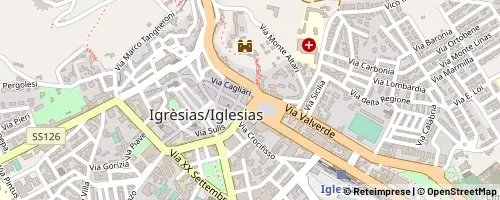 Mappa Iglesias