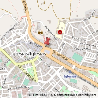 Mappa Piazza Quintino Sella, 15, 09016 Iglesias, Carbonia-Iglesias (Sardegna)
