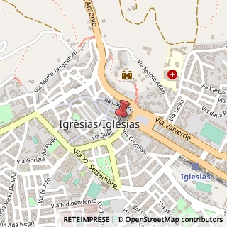 Mappa Via Azuni, 39, 09016 Iglesias, Carbonia-Iglesias (Sardegna)