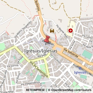Mappa Via Giacomo Matteotti, 38, 09016 Iglesias, Carbonia-Iglesias (Sardegna)