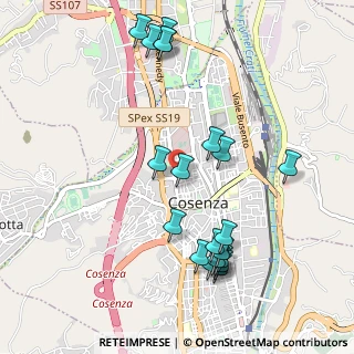 Mappa La City, 87100 Cosenza CS, Italia (1.2205)