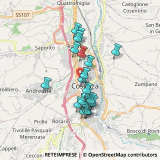 Mappa La City, 87100 Cosenza CS, Italia (1.6905)