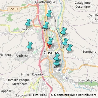 Mappa La City, 87100 Cosenza CS, Italia (1.82)