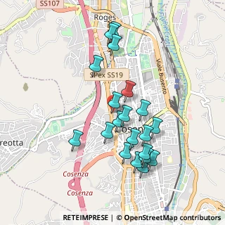 Mappa Via Venerabile Madre Elena Aiello, 87100 Cosenza CS, Italia (0.9725)
