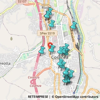 Mappa Via Venerabile Madre Elena Aiello, 87100 Cosenza CS, Italia (1.193)