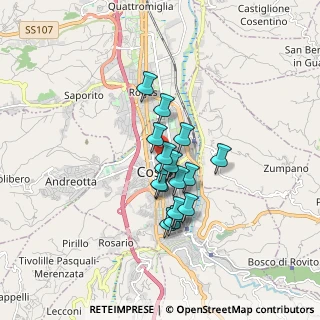 Mappa Via Stanislao Amato, 87100 Cosenza CS, Italia (1.34294)