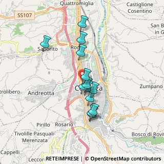 Mappa Via Panebianco, 87100 Cosenza CS, Italia (1.59385)