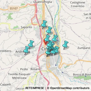 Mappa Via Panebianco, 87100 Cosenza CS, Italia (1.205)