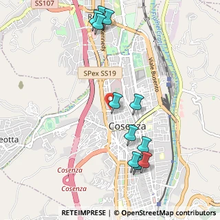 Mappa Via Panebianco, 87100 Cosenza CS, Italia (1.27455)