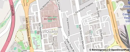 Mappa Cosenza