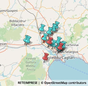 Mappa Via Bologna, 09033 Decimomannu CA, Italia (10.1745)