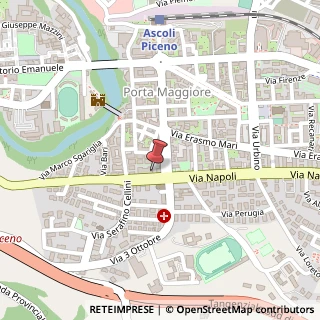 Mappa Via Napoli, 8, 63100 Ascoli Piceno, Ascoli Piceno (Marche)