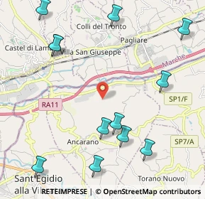 Mappa Unnamed Road, 64010 Ancarano TE, Italia (2.78417)