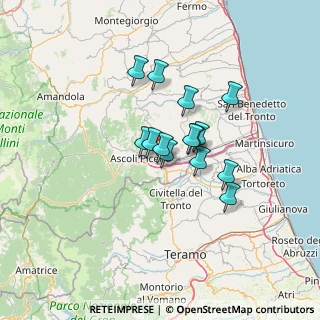 Mappa Via dei Tulipani, 63100 Ascoli Piceno AP, Italia (9.67643)