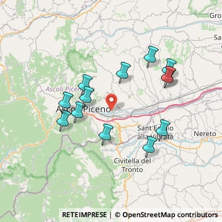 Mappa Via dei Tulipani, 63100 Ascoli Piceno AP, Italia (7.69538)