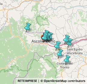 Mappa Via Barro Tito Bertuzio, 63100 Ascoli Piceno AP, Italia (4.65833)