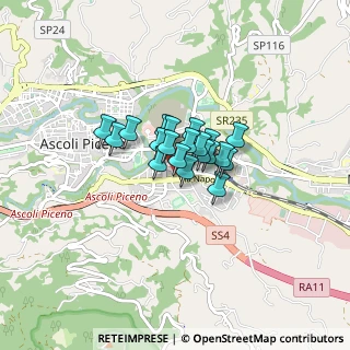 Mappa Via Gradara, 63100 Ascoli Piceno AP, Italia (0.436)
