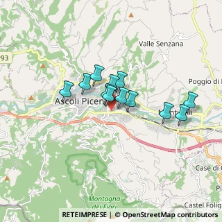 Mappa Via Gradara, 63100 Ascoli Piceno AP, Italia (1.28167)