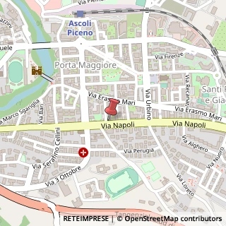 Mappa Via Napoli, 18, 63100 Ascoli Piceno, Ascoli Piceno (Marche)