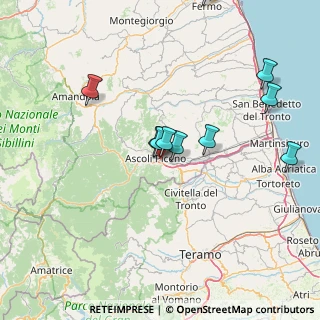 Mappa Via Gradara, 63100 Ascoli Piceno AP, Italia (17.26455)