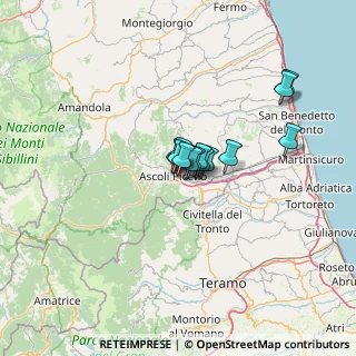 Mappa Via Gradara, 63100 Ascoli Piceno AP, Italia (7.74385)