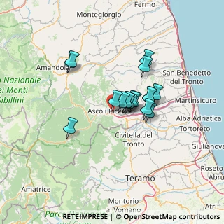 Mappa Via Gradara, 63100 Ascoli Piceno AP, Italia (9.87412)