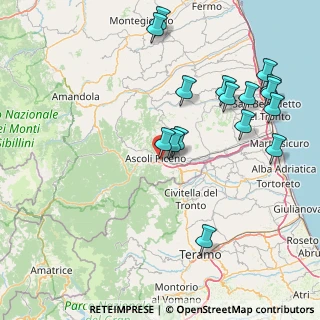 Mappa Via Gradara, 63100 Ascoli Piceno AP, Italia (18.725)