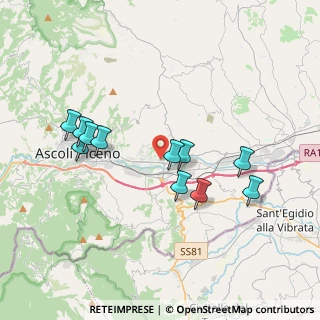 Mappa Via dei Ramolacci, 63100 Ascoli Piceno AP, Italia (3.70273)