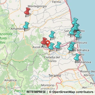 Mappa Via dei Gelsomini, 63100 Ascoli Piceno AP, Italia (17.145)
