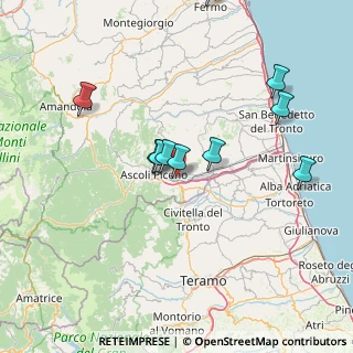 Mappa Via dei Gelsomini, 63100 Ascoli Piceno AP, Italia (16.95182)