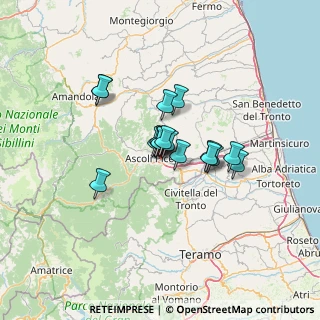 Mappa Via Ancona, 63100 Ascoli Piceno AP, Italia (8.72412)