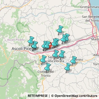 Mappa Via della Grandine, 63100 Ascoli Piceno AP, Italia (5.35059)