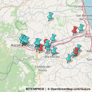 Mappa Via della Grandine, 63100 Ascoli Piceno AP, Italia (7.713)