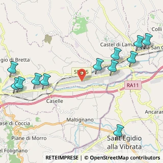 Mappa Via della Grandine, 63100 Ascoli Piceno AP, Italia (2.87333)