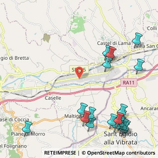 Mappa Via della Grandine, 63100 Ascoli Piceno AP, Italia (3.0945)