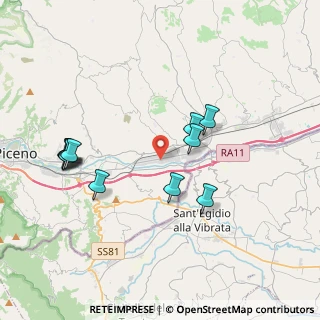 Mappa Via della Grandine, 63100 Ascoli Piceno AP, Italia (4.00455)