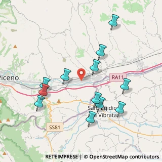 Mappa Via della Grandine, 63100 Ascoli Piceno AP, Italia (4.26833)
