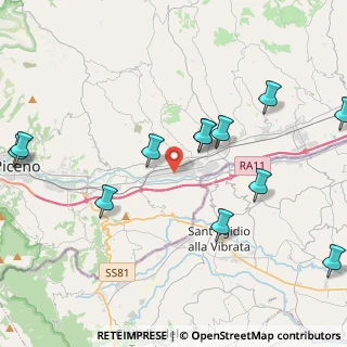 Mappa Via della Grandine, 63100 Ascoli Piceno AP, Italia (5.07583)